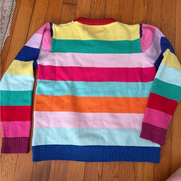 Striped sweater with sequin tiger design - Picture 3 of 3